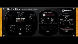 soundtoys EchoBoy : The Ultimate Echo Machine - Textural Analog and Tape Delay Demo