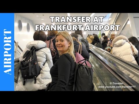 Transfer at Frankfurt Airport - Transit walk to Connection Flight at Frankfurt International Airport