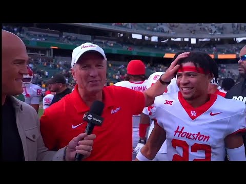 Houston's Willie Fritz Post Game Interview after Defeating Baylor