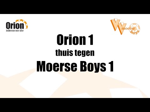 Orion 1 vs  Moerse Boys 1 (6 nov 2022)