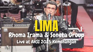 Download lagu LIMA - RHOMA IRAMA & SONETA GROUP (LIVE ON AKSI 2025 KEMENANGAN) mp3