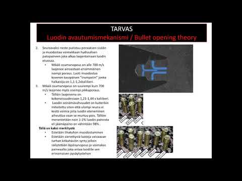 TARVAS luodin aukeamisen teoria