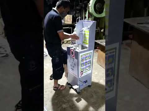 Material: stainless steel foot operated hand wash station