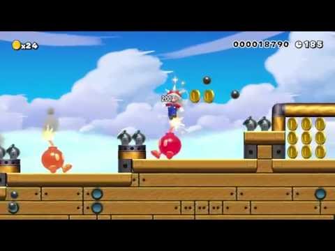 Super Mario Maker Levels: "Bowser's Big Fleet: Airship #4"