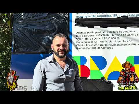 VEREADOR FABINHO O MAIOR VEREADOR DO BAIRRO DO 72 MOSTRA O  DNA DA PAVIMENTAÇÃO DA RUA QUIRINO HONÓRIO DE CAMARGO