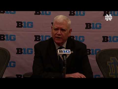 @NDHockey Post-Game Press Conference vs. Ohio State - Big Ten Tournament Final (2018)