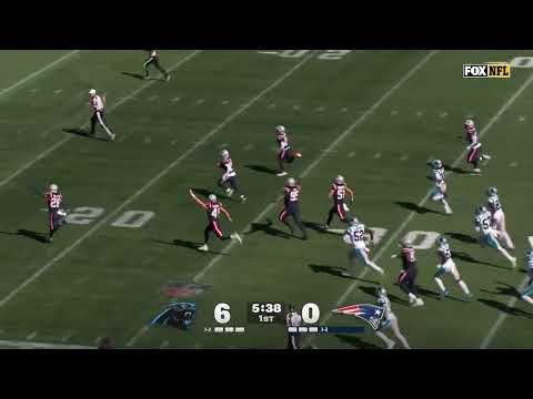 Marcus Jones 87-Yard Punt Return Touchdown | Patriots vs Panthers 