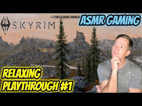 ASMR Gaming: Skyrim | Relaxing Playthrough #1 - Whispering & Controller Sounds