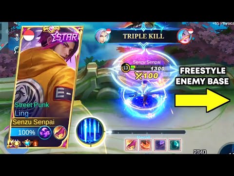 BEST USEFUL LING COMBO WHEN YOU CHASE ENEMY!! | Ling Gameplay Mobile Legends