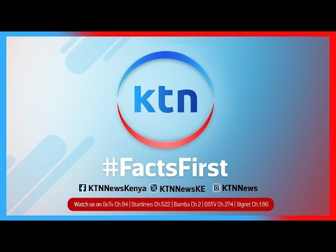 Capture d'écran du flux en direct de la chaîne de télévision gratuite en ligne KTN News Kenya