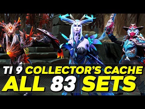 TI9 Battle Pass - 2019 Collector's Cache Treasure - ALL SETS Preview Dota 2 Compendium