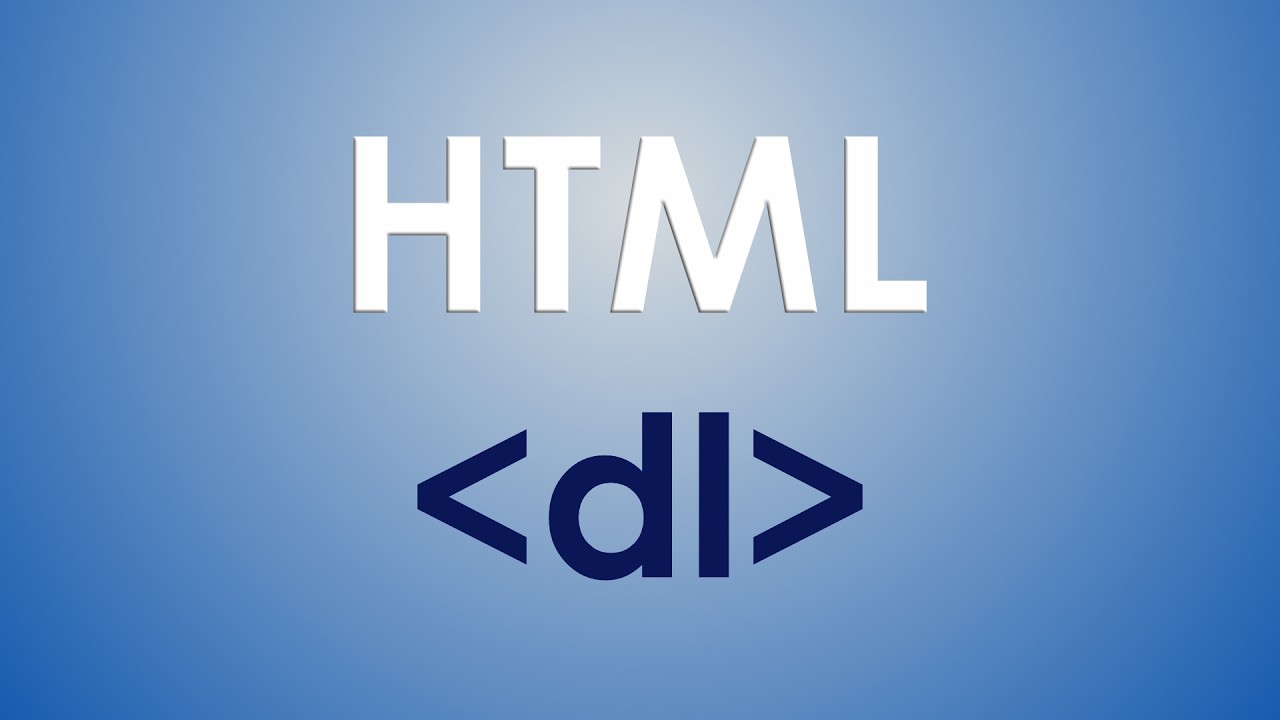 Las LISTAS DE DEFINICIÓN en HTML