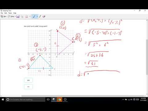IXL K6: SSS Theorem in the Coordinate Plane (Geometry)