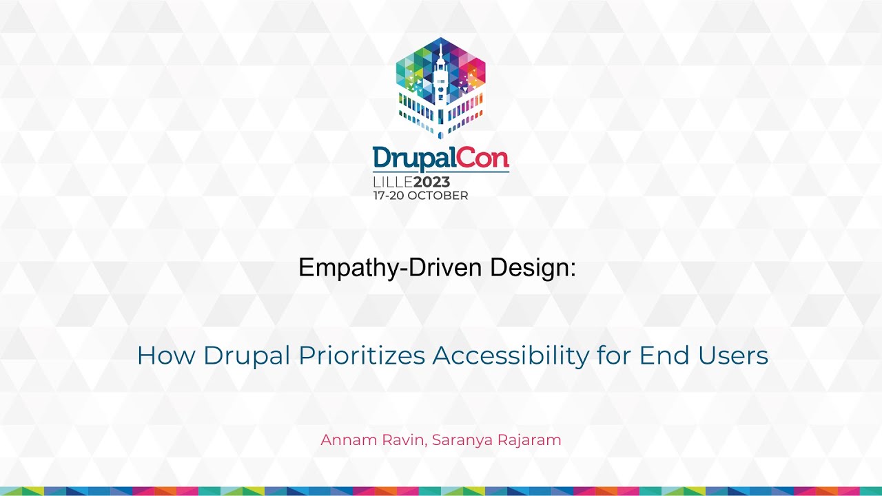 CLIENTS & INDUSTRY - Empathy-Driven Design: How Drupal Prioritizes Accessibility for End Users