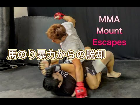 マウントからの脱出方法[MMA MOUNT ESCAPES]