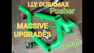 LLY Duramax Pusher install