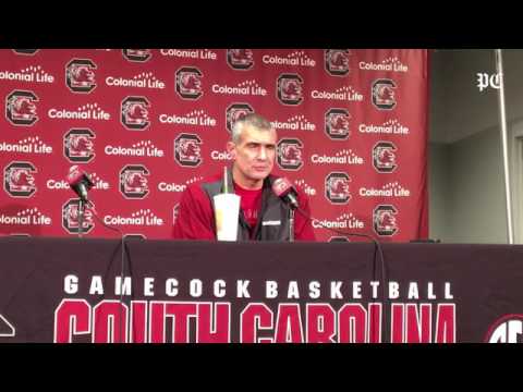 USC coach Frank Martin on SEC Player of the Year Sindarius Thornwell