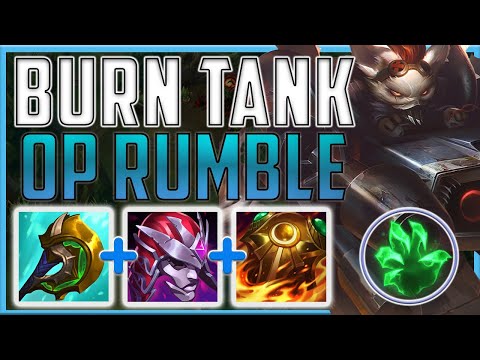HOW CAN BURNING SUNDERER RUMBLE DO NO.1 DAMAGE IN THE GAME?! - Sunderer Rumble | Season 13 LoL