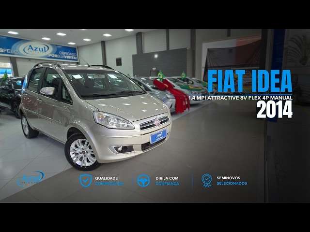 Vídeo FIAT IDEA 1.4 MPI ATTRACTIVE 8V FLEX 4P MANUAL