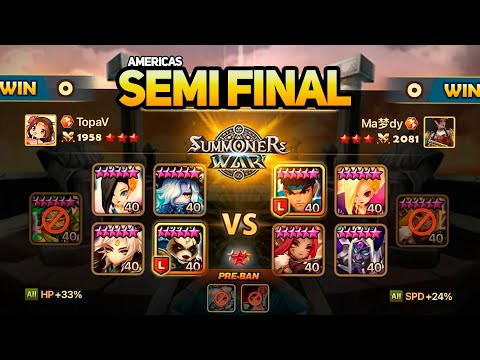 TOPAV vs MADREAMDY | SEMI FINAL | SWC2022 AMERICAS Preliminary (BO5) - Summoners War