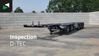 Semi-remorque porte-conteneurs D-Tec CT-521-S NEW Breker-chassis 2x 20ft. 1x 30ft. 1x40ft 1x45ft à vendre - Image 4 | Autoline TD Semi-remorque porte-conteneurs D-Tec CT-521-S NEW Breker-chassis 2x 20ft. 1x 30ft. 1x40ft 1x45ft neuf | Image 4 - Autoline
