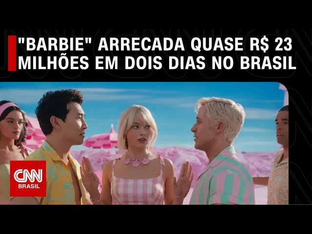 "Barbie" arrecada quase R$ 23 milhões em dois dias no Brasil | CNN PRIME TIME