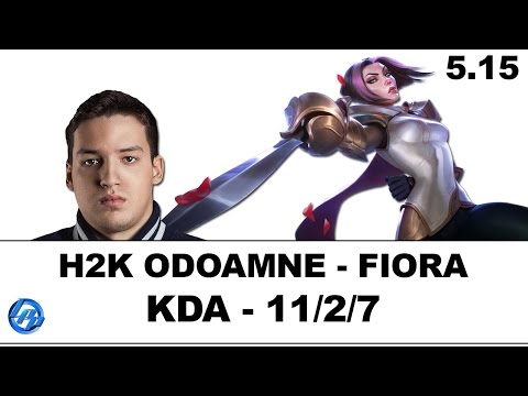 H2K Odoamne - Fiora vs Malphite - EUW Team Ranked