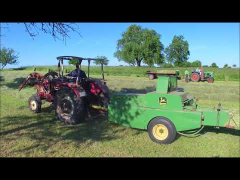 Heuernte 2019|HD Ballen pressen|IHC 533|JOHN DEERE 332
