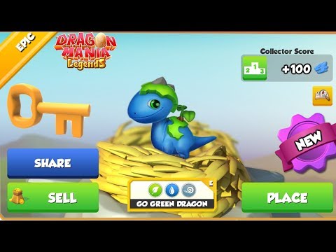 Go Green Dragon Hatching !  | Dragon Mania Legends Gameplay Walkthrough Part 1521 HD