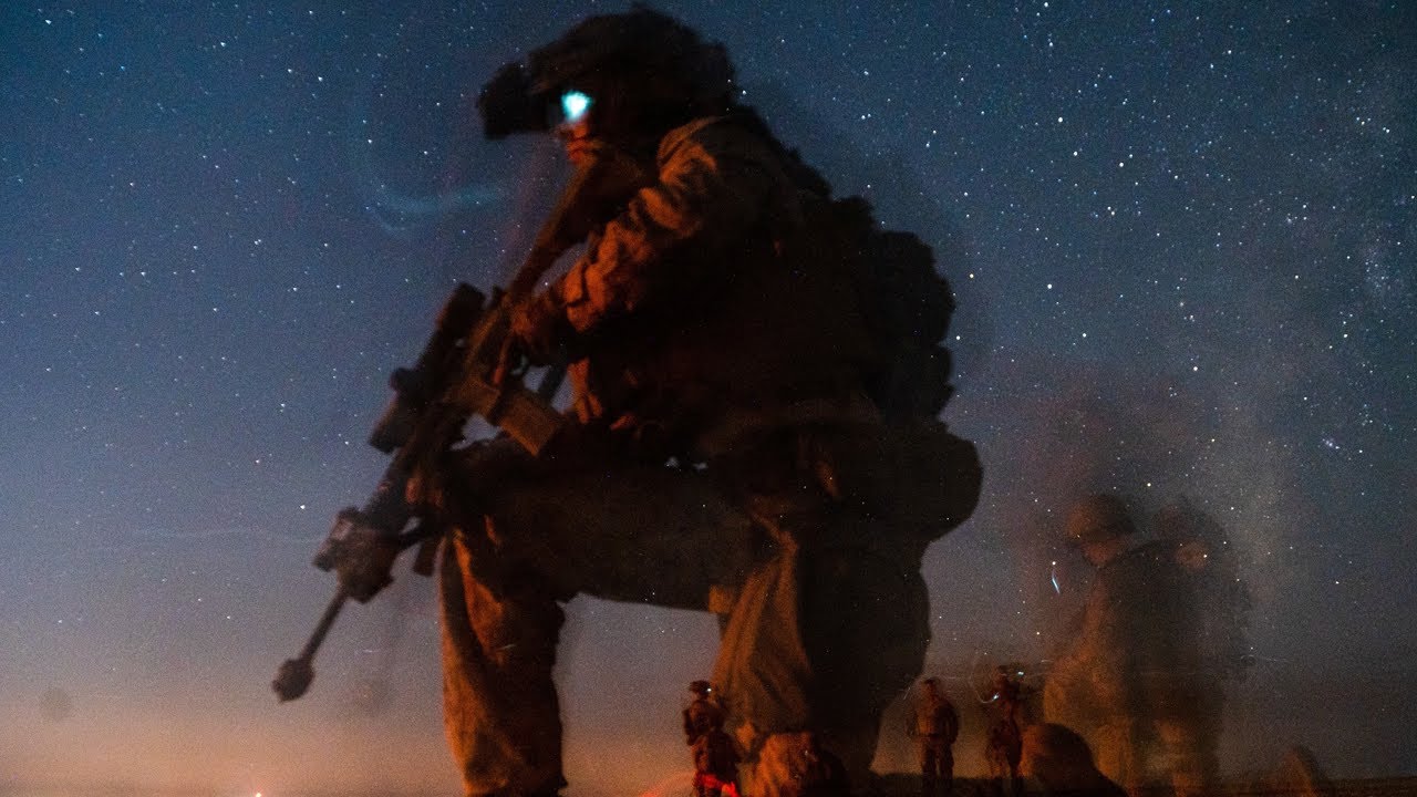 US Marines • Day and Night Live-Fire Attacks • Camp Lejeune, N.C., Oct. 13-14, 2021