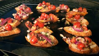 How to Make Bruschetta on the BBQ (An Italian Dinner)