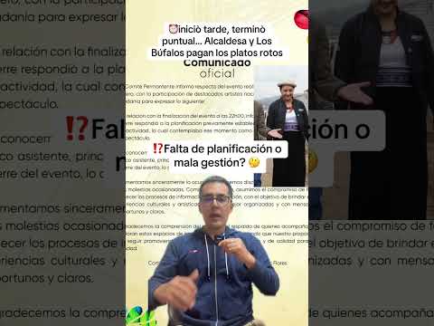 Alcaldesa de #ambato #tungurahua #ecuador págalos platos rotos