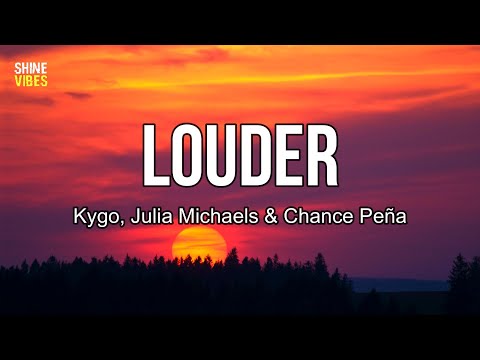 Kygo, Julia Michaels & Chance Peña - Louder (Lyrics) | I've said too much, poured out my love