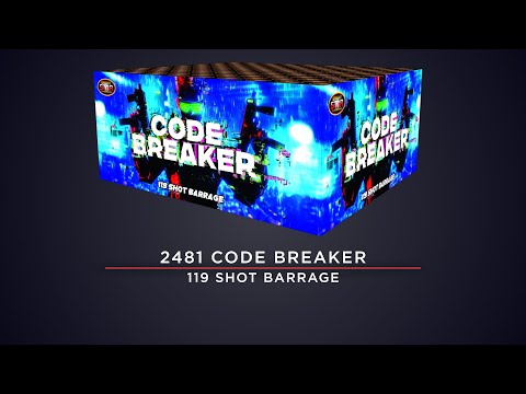 Bright Star Fireworks - 2481 Code Breaker 119 Shot Barrage