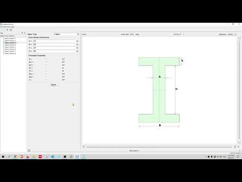 Beam Section Demo