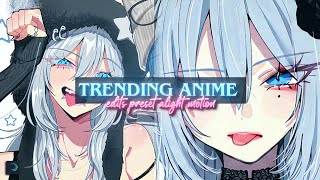 Download lagu Top 5 Trending Anime Edit Presets XML | Alight Motion mp3
