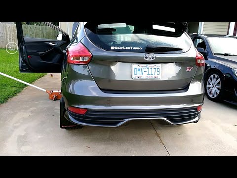 Focus st catless downpipe and straight piped.