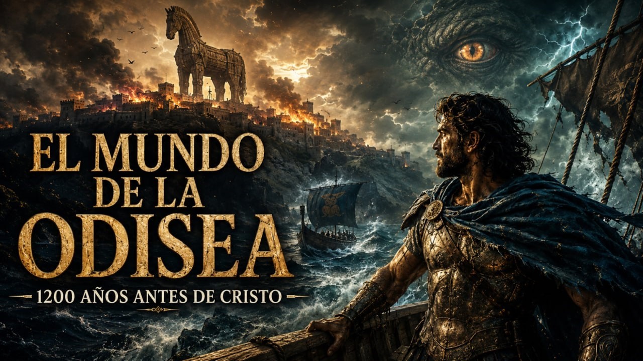 La Odisea. ¿Cómo era el Mundo 1200 años antes de Jesús? Luego de Troya, nadie te contó lo que pasó.