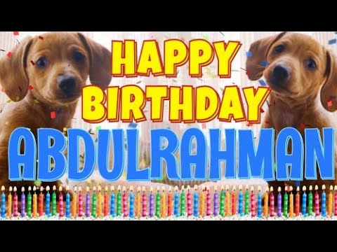 Happy Birthday Abdulrahman! ( Funny Talking Dogs ) What Is Free On My Birthday