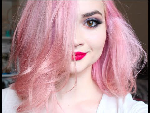 How I Dye My Hair Pink