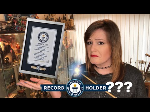 A #GUINNESSWORLDRECORD UPDATE AND MY FIRST EVER HARRY POTTER ITEMS