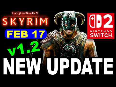 Skyrim UPDATE Switch 2 Patch 1.2 Explained — Performance, Fixes & New 60Hz Mode!