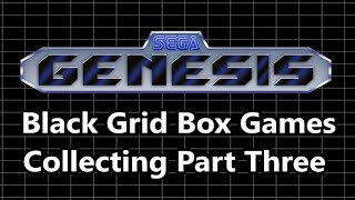 Collecting The Sega Genesis Black Grid Box Games Part 3