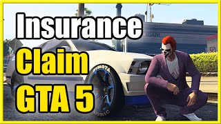How to Make an Insurance Claim in GTA 5 Online & Repair Car! (Mors Mutual Depot)