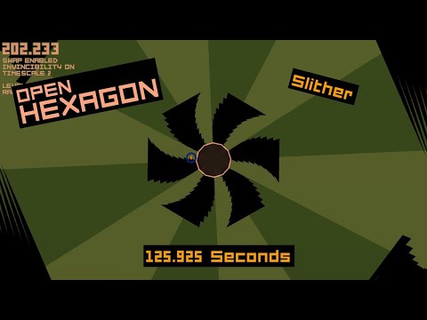 Open Hexagon (v2.02) - Slither [x1] - 125.925 Seconds