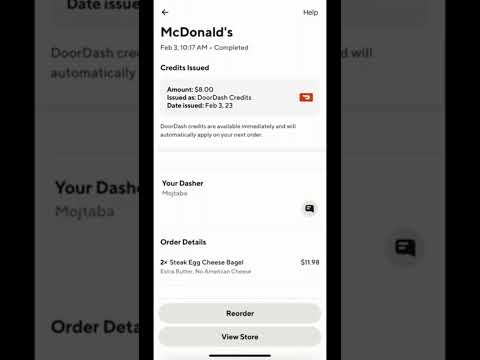 FULL REFUND on your DOORDASH order every time
