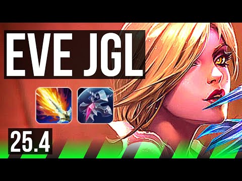 EVELYNN vs DR. MUNDO (JGL) | 8/1/6 | EUW Master | 25.4