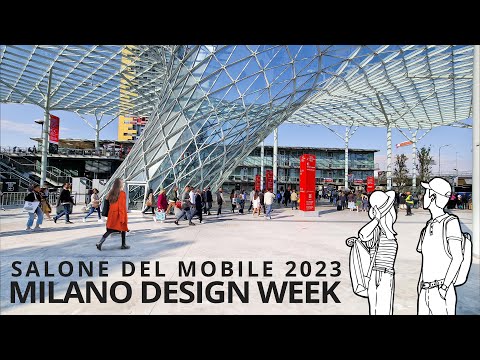 4K Milano Design Week 2023: Salone del Mobile - Fiera...