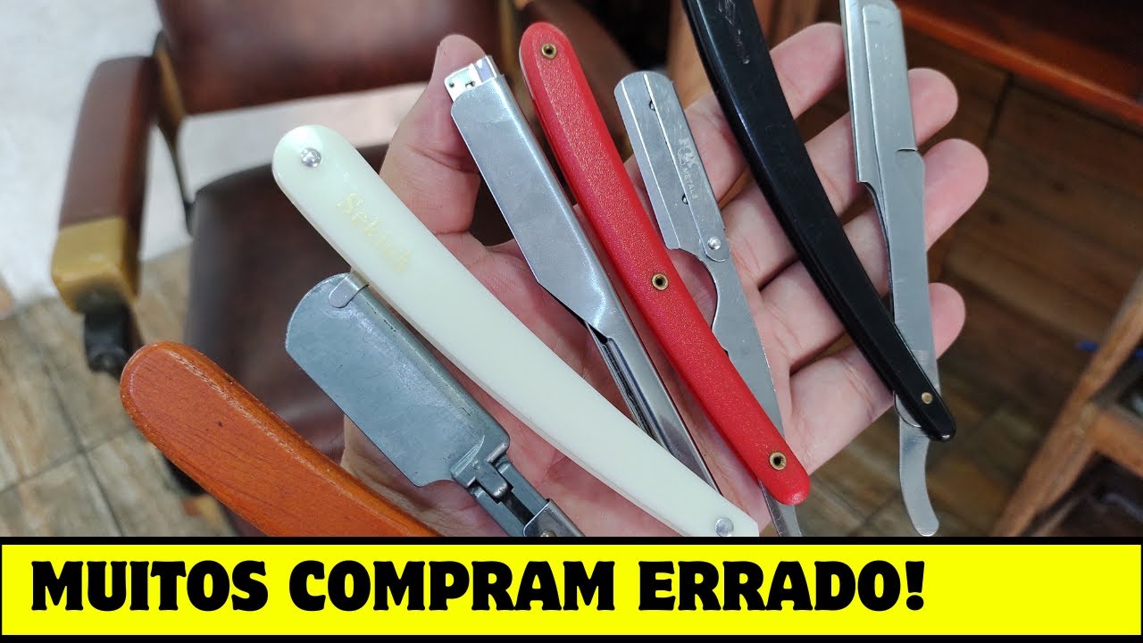 TUDO sobre  NAVALHETES de  BARBEIRO,  veja  ANTES  de  COMPRAR