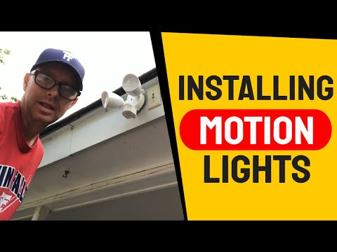 Installing Outside Motion Sensor lights, Utilitech motion-activated flood light